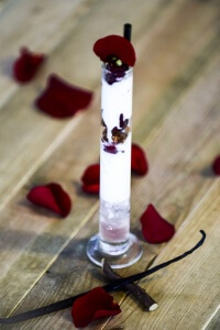 Cocktail pâtissier rose-griotte by Vincent Catala Chef Pâtissier & Cuisinier/French Private Cuisine & Pastry Chef - Catering in Miami