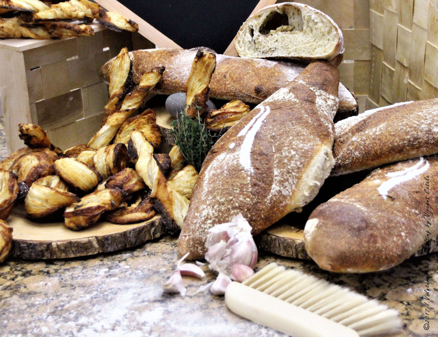 Different types of French Breads